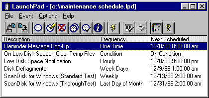 LaunchPad Event Scheduler - Automate routine computing tasks