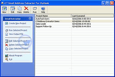 CTAddress Extractor 1.20 screenshot
